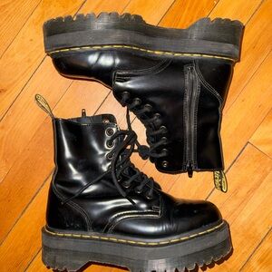 Doc Martens black combat boot